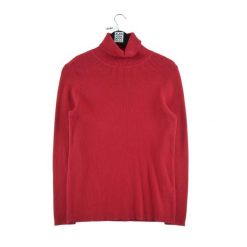 Kobiecy Sweter z Golfem w Kolorze Czerwonym. Czerwone swetry Ralph Lauren, s, bez wzorów, eleganckie, bez ramiączek. Za 51.08 zł.