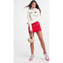 Golf CHIARA FERRAGNI. Białe swetry Chiara Ferragni, xs, bez wzorów, z wełny, bez ramiączek. Za 1,089.00 zł.