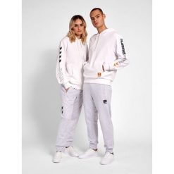 Bluza z kapturem Hummel Legacy Birk. Białe bluzy Hummel, na wiosnę, xs, bez wzorów, z bawełny, z kapturem, na fitness i siłownię. Za 204.55 zł.