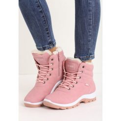 Różowe Traperki Carry Away. Traperki marki Born2be. Za 49.99 zł.