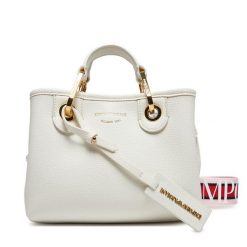 Torebka Emporio Armani. Białe torebki klasyczne Emporio Armani, bez wzorów, klasyczne, bez dodatków. Za 669.99 zł.