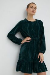 MAX&Co. sukienka kolor zielony mini rozkloszowana. Zielone sukienki MAX&Co., bez wzorów, bez kołnierzyka, bez ramiączek, maxi, rozkloszowane. W wyprzedaży za 799.99 zł.