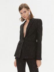 Pinko Marynarka 102171 A1AQ Czarny Regular Fit. Czarne marynarki i żakiety Pinko, bez wzorów, z syntetyku, bez ramiączek. Za 2,939.00 zł.
