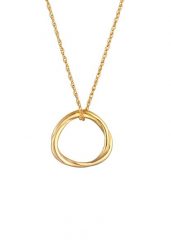 Elli Ladies Statementkette Fashionable circle Organic Look Geo w 925 Sterling Silver Naszyjniki 1 ct Damski. Szare naszyjniki Elli, z materiału, srebrne. Za 293.99 zł.