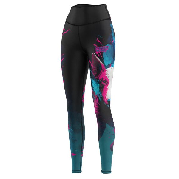 Legginsy sportowe damskie z wysokim stanem EXTREME HOBBY VIVID BULL TERRIER. Czarne bielizna termoaktywna damska EXTREME HOBBY, s, bez wzorów, z elastanu, z podwyższonym stanem, na fitness i siłownię. Za 229.00 zł.