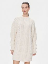 MVP Wardrobe Sukienka dzianinowa Visconti MVPI3AK055.0XXXXXX Écru Relaxed Fit. Sukienki MVP Wardrobe, bez wzorów, z dzianiny, bez kołnierzyka, bez ramiączek. Za 969.99 zł.