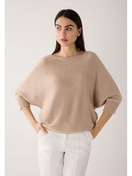 More & More Sweter w kolorze jasnobrązowym rozmiar: 42. Brązowe swetry More & More, bez wzorów, bez ramiączek. Za 158.10 zł.