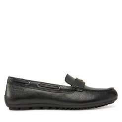 Mokasyny Tamaris. Czarne mokasyny Tamaris, bez wzorów. Za 289.99 zł.
