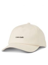 Calvin Klein Czapka z daszkiem Elevated Softs K60K611905 Beżowy. Brązowe czapki z daszkiem Calvin Klein, bez wzorów, z materiału. Za 109.99 zł.