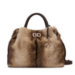 Torebka Guess. Brązowe torebki klasyczne Guess, z aplikacjami, klasyczne, bez dodatków. Za 679.99 zł.