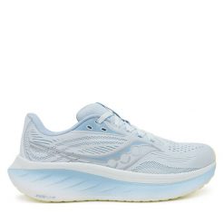 Buty do biegania Saucony. Niebieskie buty do biegania Saucony, bez wzorów, bez zapięcia, do biegania. Za 569.99 zł.