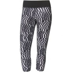 Adidas Legginsy d2m 3/4 Tigh p2 Print/Black S. Legginsy marki bonprix. W wyprzedaży za 129.00 zł.