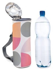 IRIS Barcelona Torba termiczna w kolorze białym ze wzorem na butelkę - wys. 28 x Ø 10 cm rozmiar: onesize. Białe torby sportowe IRIS Barcelona, bez wzorów, z materiału, przez ramię. Za 43.99 zł.