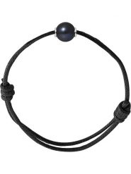 Pearline Bransoletka z perłą w kolorze tahiti rozmiar: onesize. Czarne bransoletki Pearline, z perłą. Za 100.99 zł.