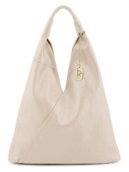 Anna Morellini Skórzany shopper bag "Chersilina" w kolorze kremowym - 40 x 48 x 2 cm rozmiar: onesize. Brązowe shopper bag Anna Morellini, bez wzorów, z materiału, na ramię, bez dodatków. Za 298.95 zł.