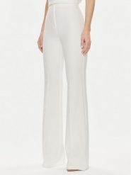 Babylon Spodnie materiałowe S00563 Biały Regular Fit. Białe spodnie materiałowe Babylon, bez wzorów, z materiału. Za 739.99 zł.