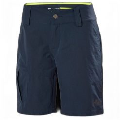 Damskie spodenki cargo Helly Hansen QD. Niebieskie szorty Helly Hansen, bez wzorów. W wyprzedaży za 267.00 zł.