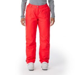 Spodnie narciarskie i snowboardowe damskie Wedze First Heat. Czerwone spodnie narciarskie QUECHUA, bez wzorów, z materiału, narciarskie. Za 119.99 zł.