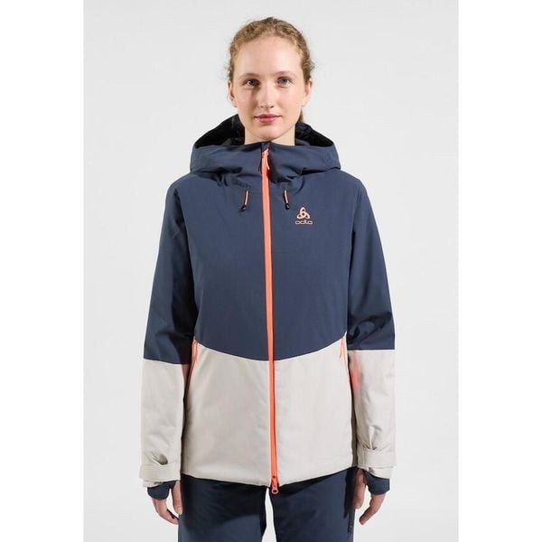 Kurtka narciarska damska Odlo insulated SKI BLUEBIRD S-THERMIC. Niebieskie kurtki narciarskie ODLO, na zimę, s, bez wzorów, bez kaptura, narciarskie. W wyprzedaży za 1,234.99 zł.