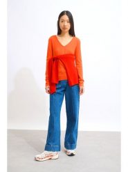 AUTHENTIC CASHMERE Kaszmirowy sweter "Galise" w kolorze pomarańczowym rozmiar: M. Pomarańczowe swetry AUTHENTIC CASHMERE, m, bez wzorów, z kaszmiru, bez ramiączek. Za 326.99 zł.