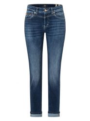 MAC Dżinsy "Rich" - Slim fit - w kolorze granatowym rozmiar: 44/L28. Niebieskie jeansy MAC, l, bez wzorów, klasyczne. Za 232.78 zł.