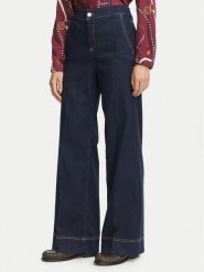 Marella Jeansy Struzzo 2625186101 Granatowy Wide Leg. Niebieskie jeansy Marella, bez wzorów, z bawełny. Za 639.99 zł.