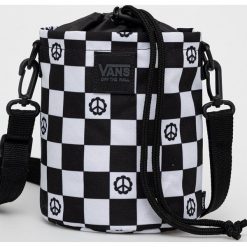 Vans saszetka kolor czarny. Czarne nerki i saszetki Vans, bez wzorów, bez dodatków. W wyprzedaży za 124.99 zł.