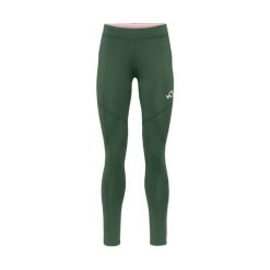 Damskie legginsy Kari Traa. Zielone legginsy Kari Traa, bez wzorów, sportowe. Za 313.00 zł.