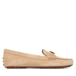 Mokasyny LAUREN RALPH LAUREN. Brązowe mokasyny Lauren Ralph Lauren, bez wzorów. Za 689.99 zł.