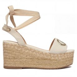 Espadryle Liu Jo. Białe espadryle Liu Jo, bez wzorów, bez obcasa. Za 419.99 zł.