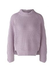 Oui Sweter w kolorze fioletowym rozmiar: 44. Różowe swetry Oui, bez wzorów, z bawełny, bez ramiączek. Za 152.98 zł.