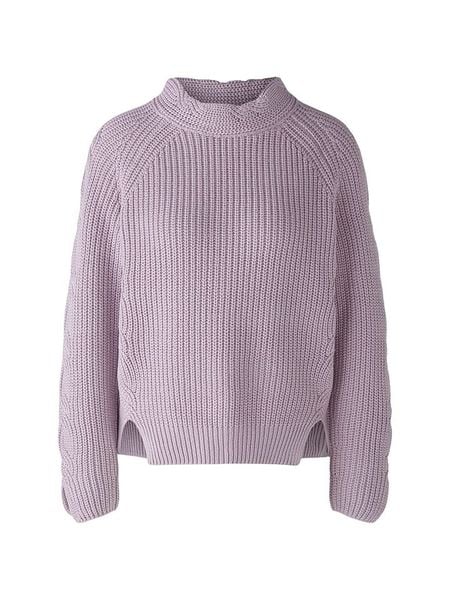 Oui Sweter w kolorze fioletowym rozmiar: 44. Różowe swetry Oui, bez wzorów, z bawełny, bez ramiączek. Za 152.98 zł.