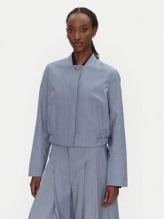 BOSS Kurtka bomber Jetosal 50545706 Niebieski Regular Fit. Niebieskie kurtki Boss, bez wzorów, z wełny, bez kaptura. Za 1,139.00 zł.