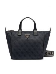 Guess Torebka Adrian Logo Travel TWNB21 68019 Szary ciemny. Szare torebki klasyczne Guess, z aplikacjami, z materiału, bez dodatków. Za 544.99 zł.