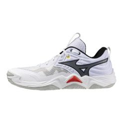 Buty halowe Mizuno Wave Momentum Elite. Białe buty do biegania Mizuno, bez wzorów, bez zapięcia, do biegania, mizuno wave. Za 723.10 zł.