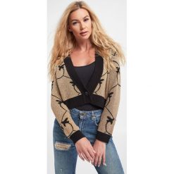 Kardigan Coralie PINKO. Czarne swetry Pinko, xs, bez wzorów, bez ramiączek. W wyprzedaży za 731.40 zł.