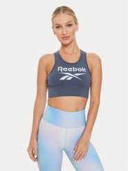 Reebok Top Big Logo Cotton Bralette 100076022 Szary Slim Fit. Szare topy Reebok, xl, bez wzorów, z bawełny, bez kołnierzyka, bez ramiączek. Za 39.99 zł.