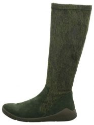 Think! Skórzane kozaki "Duene" w kolorze zielonym rozmiar: 39. Zielone kozaki Think!, na zimę, bez wzorów, bez obcasa, bez zapięcia. Za 484.45 zł.