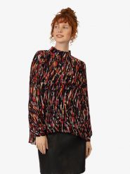 APART Bluzka w kolorze czarnym ze wzorem rozmiar: 34. Czarne bluzki Apart, bez wzorów, bez kołnierzyka, bez ramiączek. Za 143.99 zł.