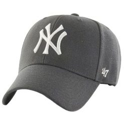 Czapka Z Daszkiem MVP New York Yankees. Szare czapki z daszkiem 47 Brand, bez wzorów. Za 159.99 zł.