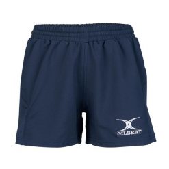 Szorty damskie Gilbert Elite. Niebieskie szorty sportowe GILBERT, bez wzorów, z materiału, na fitness i siłownię. Za 177.00 zł.