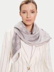 Liu Jo Szal 2F5043 T0300 Szary. Szare szaliki i kominy Liu Jo, bez wzorów, z materiału. Za 399.99 zł.