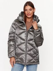 Save The Duck Kurtka puchowa Kimia D31399W GLAM17 Szary Regular Fit. Szare kurtki Save the duck, na zimę, bez wzorów, z puchu, bez kaptura. Za 779.99 zł.