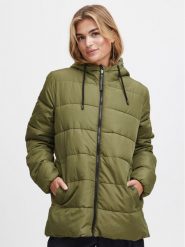 Fransa Kurtka puchowa 20612164 Zielony Regular Fit. Zielone kurtki Fransa, na zimę, m, bez wzorów, z puchu, bez kaptura. Za 179.99 zł.