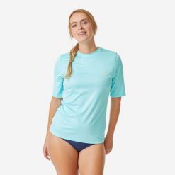 Koszulka UV surfingowa damska Roxy. Czarne t-shirty sportowe Roxy, s, bez wzorów, z materiału, bez ramiączek, na fitness i siłownię. Za 149.99 zł.
