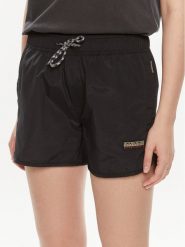 Napapijri Szorty sportowe N-Boyd NP0A4HNN Czarny Regular Fit. Czarne szorty sportowe Napapijri, bez wzorów, z syntetyku. Za 179.99 zł.