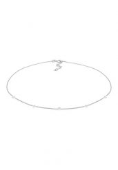 Elli Damski Choker Gwiazdy Półksiężyc Astro Trend Blogger w pozłacanym srebrze 925 Sterling Silver Naszyjniki 1 ct. Szare naszyjniki Elli, z materiału, pozłacane. Za 293.99 zł.