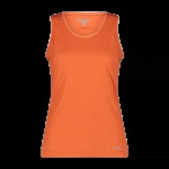 Koszulka damska turystyczna CMP 33N6196. Brązowe t-shirty sportowe CMP, xl, bez wzorów, bez ramiączek. Za 162.00 zł.