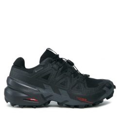 Buty do biegania Salomon. Czarne buty do biegania Salomon, bez wzorów, z gore-texu, bez zapięcia, do biegania, salomon speedcross, gore-tex. Za 549.99 zł.