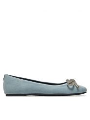 Steve Madden Półbuty Nilsa SM11003517 Niebieski. Niebieskie półbuty wsuwane Steve Madden, bez wzorów, z materiału, bez obcasa, na płaskiej podeszwie. Za 299.99 zł.